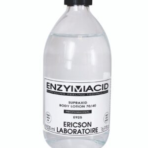 Marca: ERICSON LABORATOIRE PARIS. Imagen: E925-scaled.jpg. ENZYMACID. SUPRAXID BODY LOTION 70/40 bottle of 50