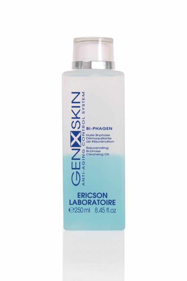 Marca: ERICSON LABORATOIRE PARIS. Imagen: E974_BI_PHAGEN_DEMAQ-scaled.jpg. GENXSKIN. BI-PHAGEN. Rejuvenating Bi-phase Cleansi