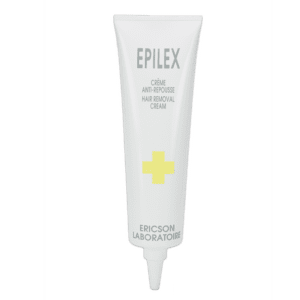 Marca: ERICSON LABORATOIRE PARIS. Imagen: creme-anti-repousse.png. EPILEX. HAIR REMOVAL CREAM tube of 150 ml